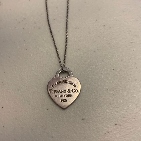 Tiffany Heart Tag Pendant - Picture 1 of 3